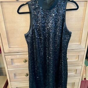 Guess Black Sequin Mini Dress